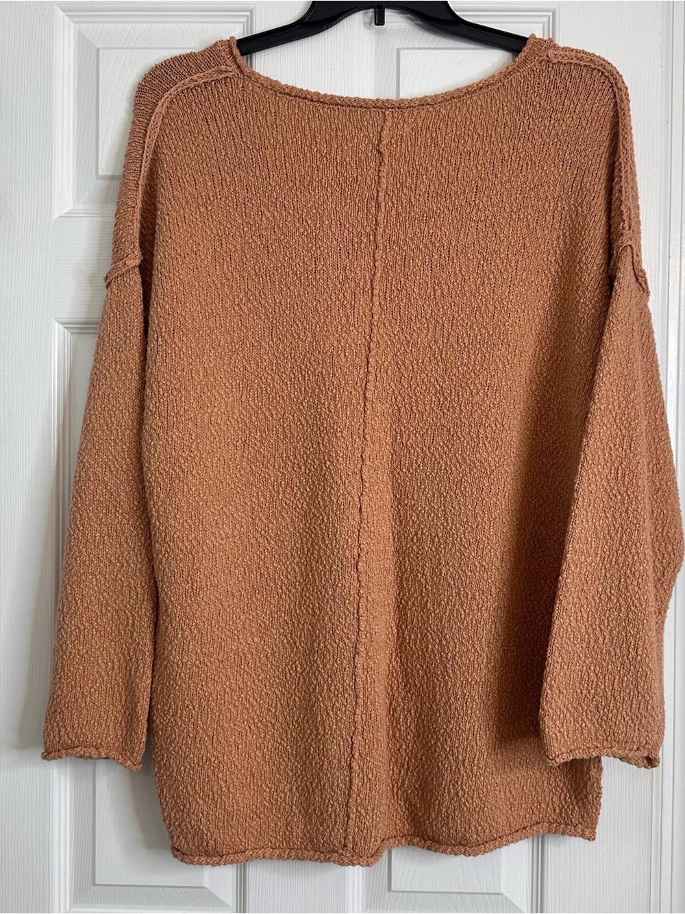 aerie Lightweight Scoop-Neck Oversized Sweater in Terracotta Women’s XL - Picture 9 of 9